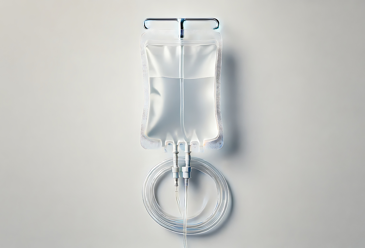 iv bag with chord