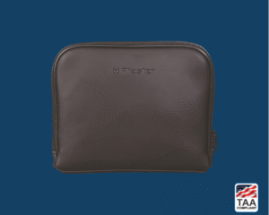 Small Riester medical bag, positioned in the center of the image, with a TAA Compliant logo with an American Flag in the bottom right-hand corner