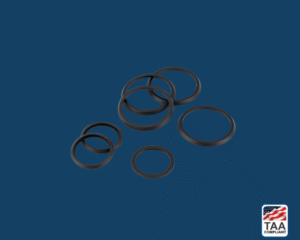 A set of circular non-chill medical rings in various sizes