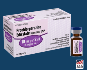 Avenacy Prochlorperazine Edisylate Injection USP 10mg/2ml Multi-Dose Vial Carton